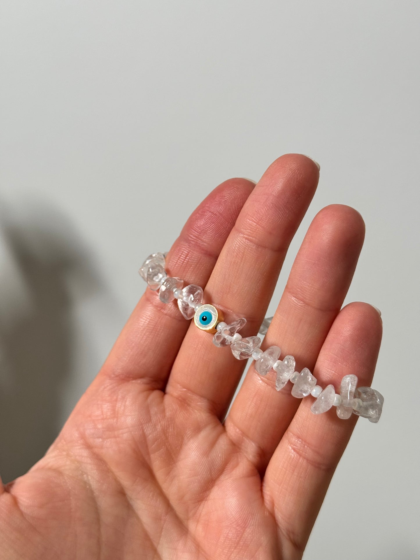 CLEAR QUARTZ protection bracelet