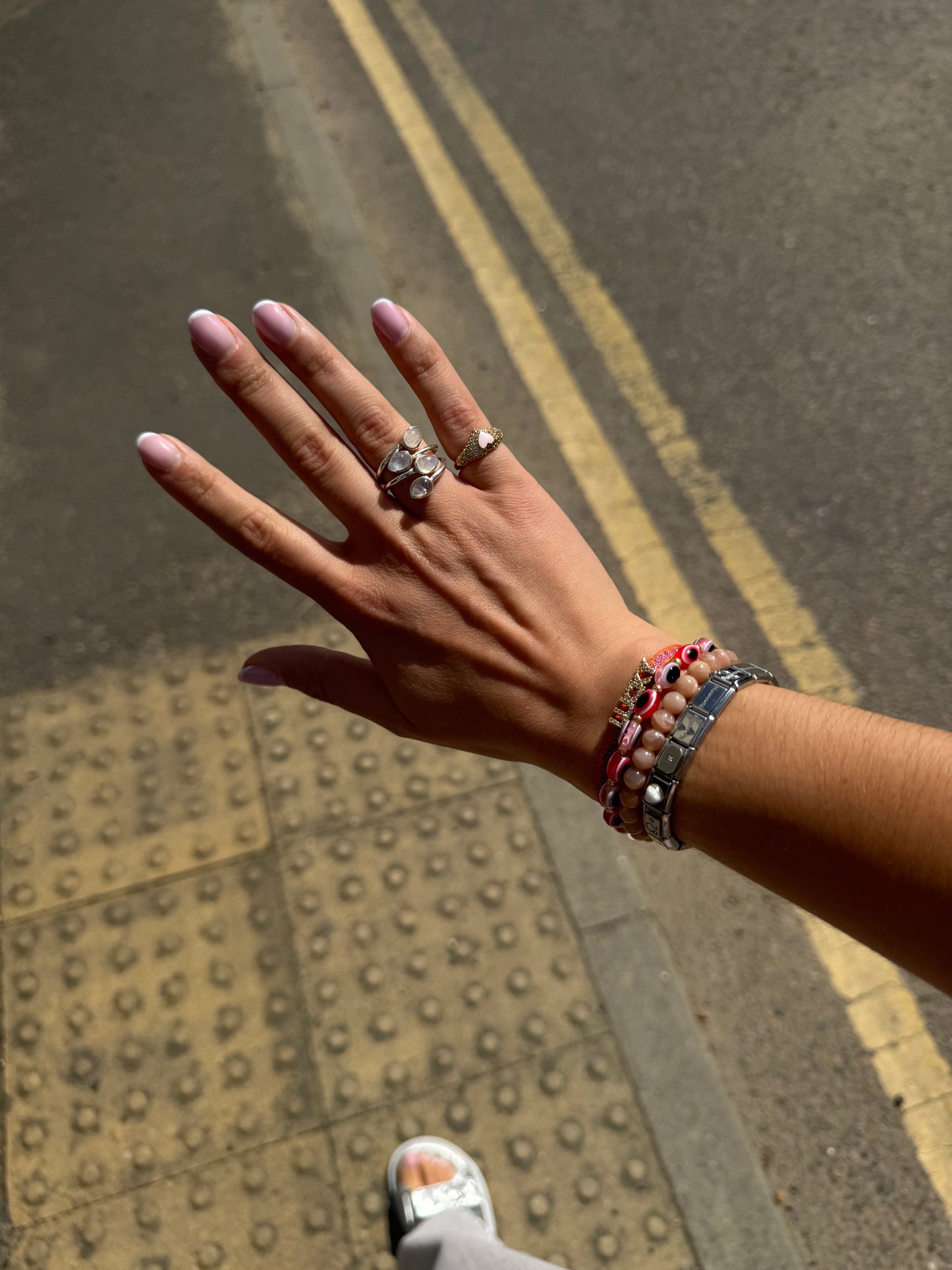 SUNSET SKIES evil eye bracelet