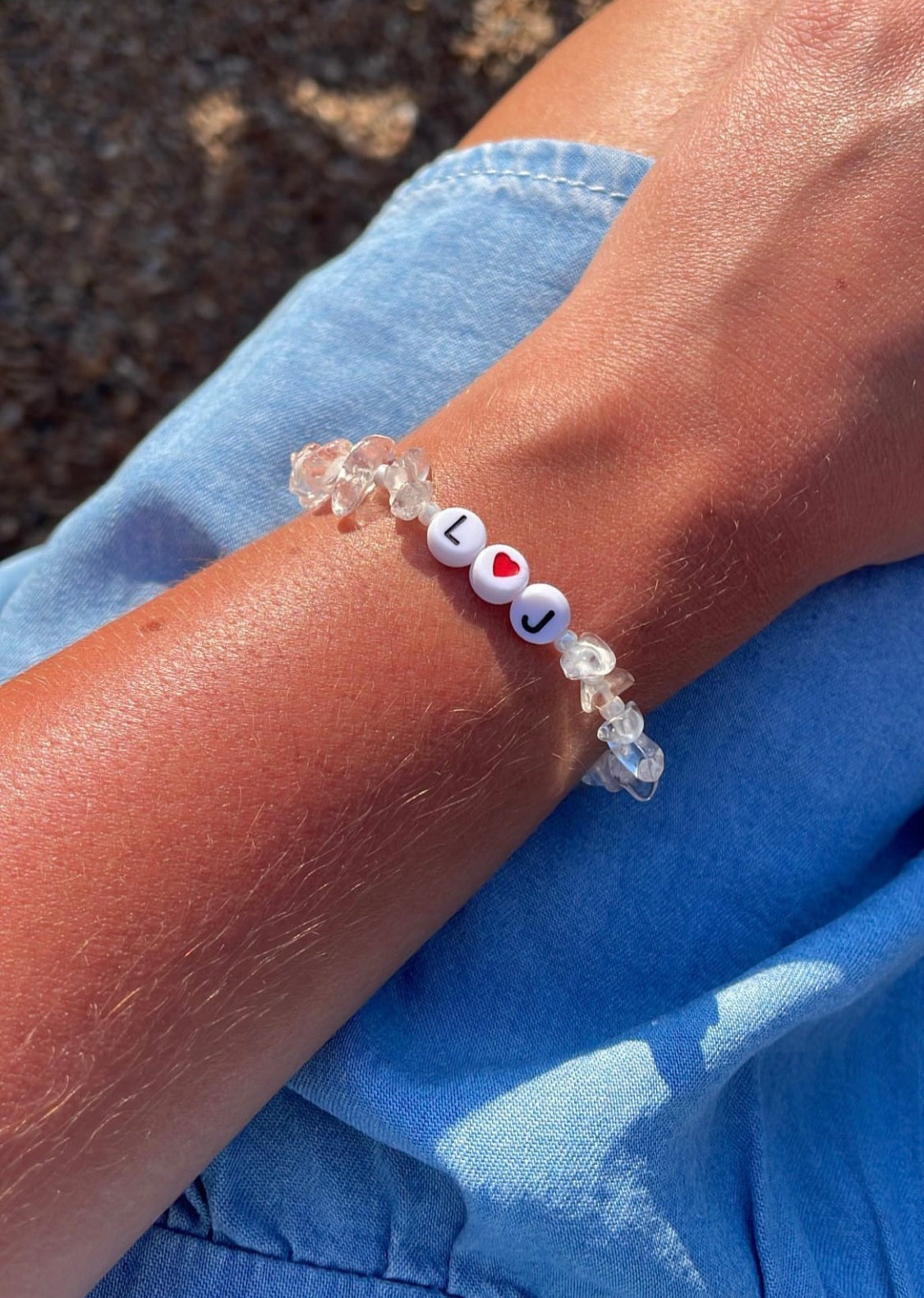 LOVERS CLEAR QUARTZ bracelet