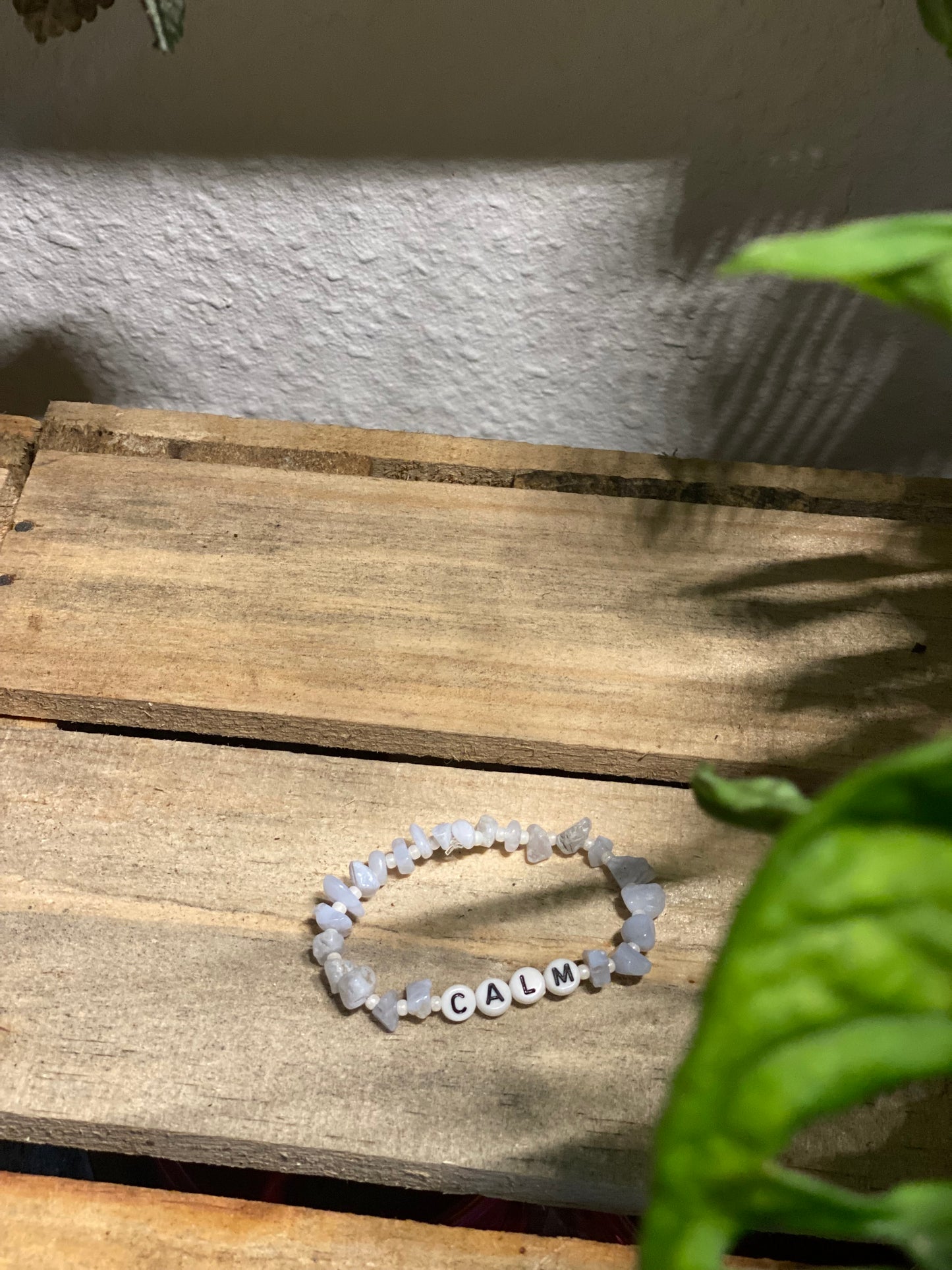 BLUE LACE AGATE CALM bracelet