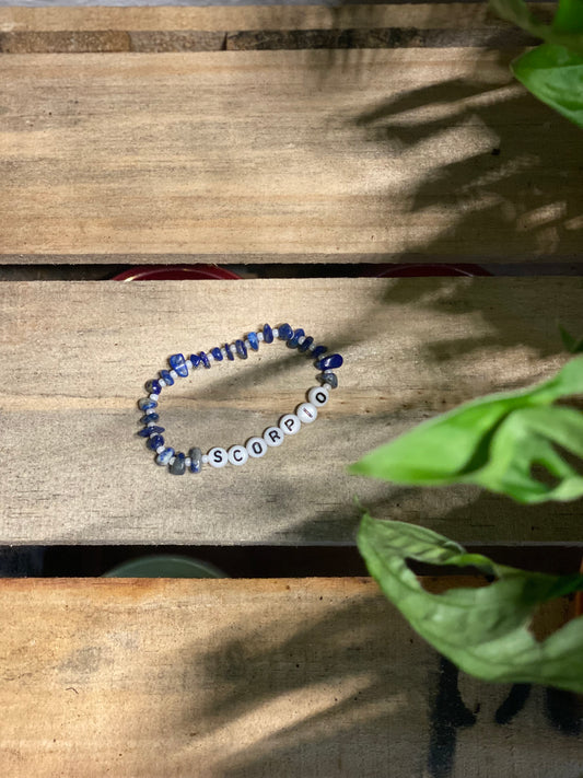 SCORPIO LAPIS LAZULI bracelet