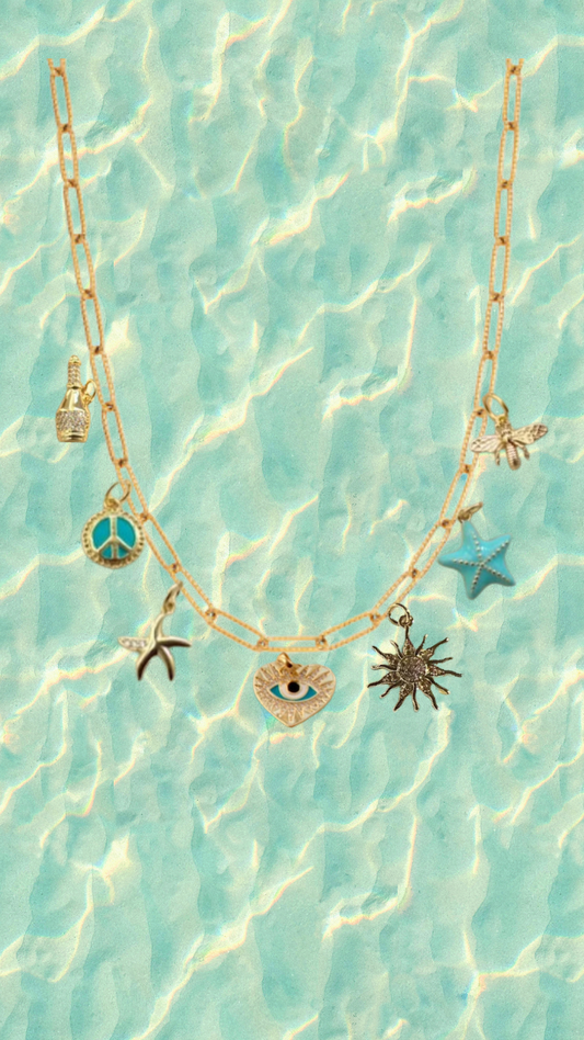 MYKONOS SUMMER charm necklace