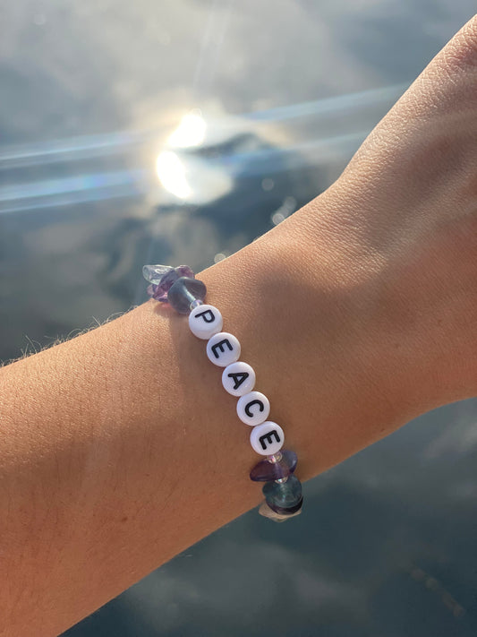 FLUORITE PEACE bracelet